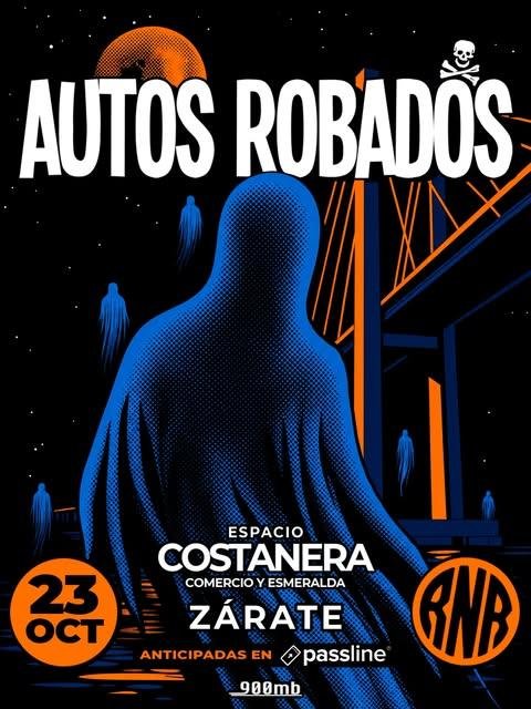 Afiche de Autos Robados, 23 de octubre